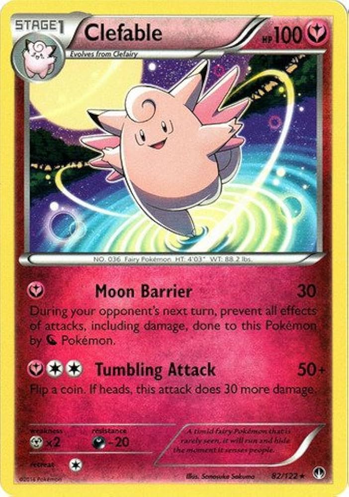 Amazon.com: Pokemon - Clefable (82/122) - XY Breakpoint